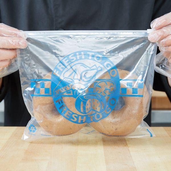 Saco Pebd Impresso Com Adesivo