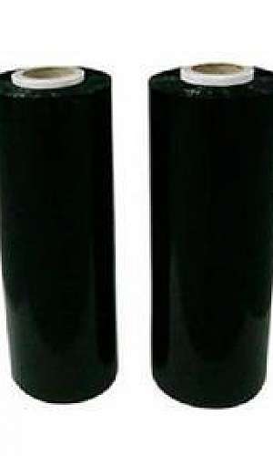 Bobina jumbo filme stretch preto Bobina jumbo filme stretch preto