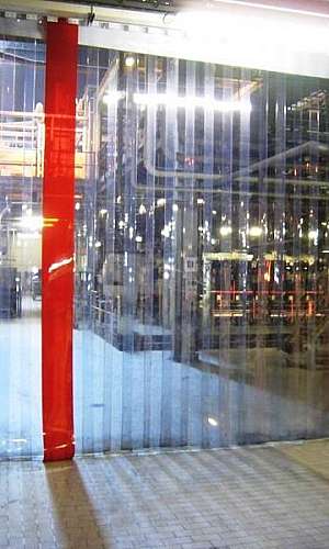 Cortina de PVC transparente industrial Cortina de PVC transparente industrial
