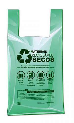 Saco plástico personalizado Saco plástico personalizado