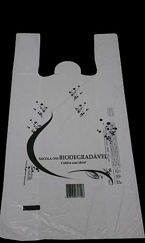 Sacola plástica biodegradável Sacola plástica biodegradável