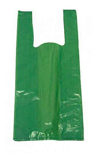 Sacola plástica tipo camiseta Sacola plástica tipo camiseta