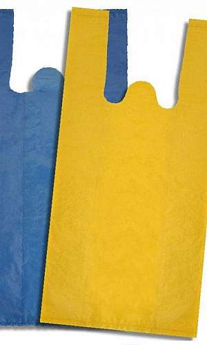 Sacolas plásticas alça camiseta Sacolas plásticas alça camiseta